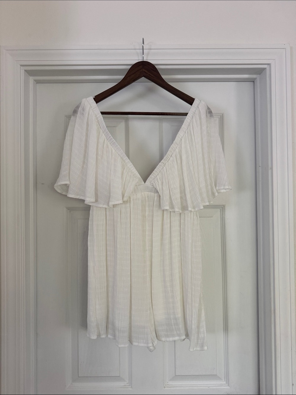 Golden Sea White Romper